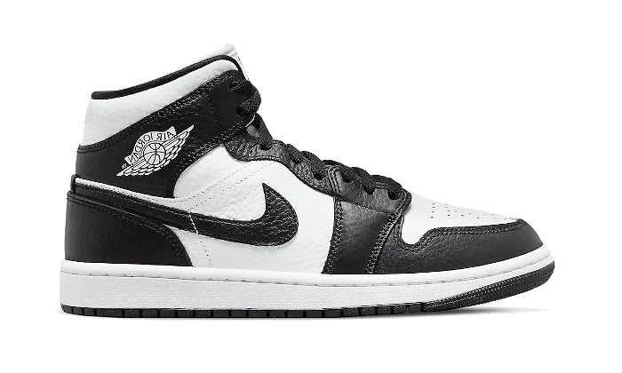 Nike Air Jordan 1 Mid Split Black White Homage (W)