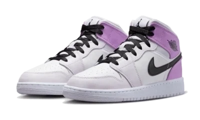 Jordan 1 Mid Barely Grape (GS)
