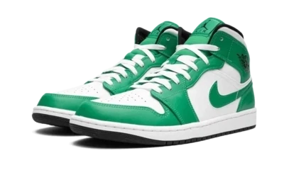 Air Jordan 1 Mid Lucky Green