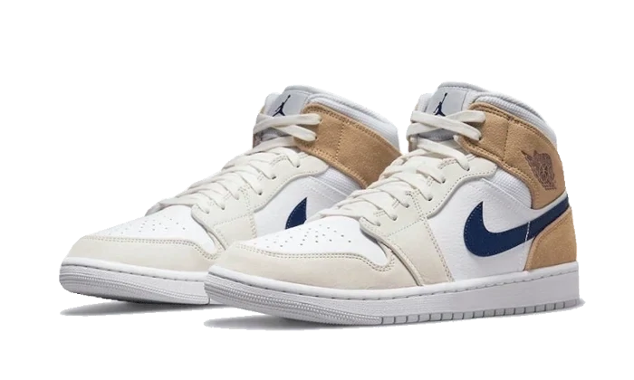 Nike Jordan 1 Mid Tan Suede