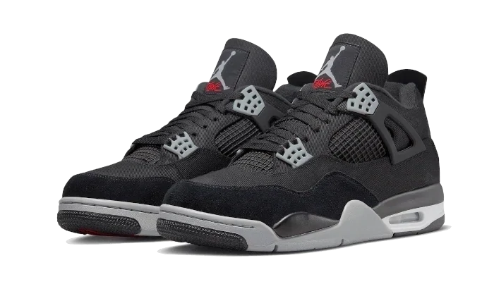 Nike Jordan 4 Black Canvas