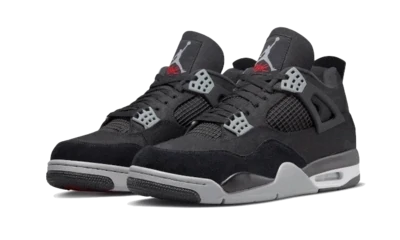 Nike Jordan 4 Black Canvas