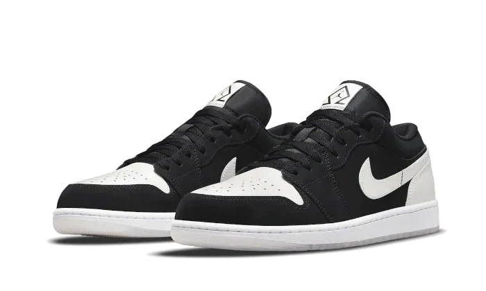 Nike Jordan 1 Low Black White Diamond