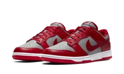 Nike Dunk Low Retro Medium Grey Varsity Red UNLV