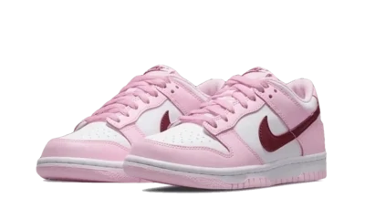 Nike Dunk Low Pink Foam Red White (GS)