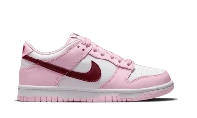 Nike Dunk Low Pink Foam Red White (GS)