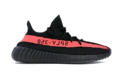 adidas Yeezy Boost 350 V2 Red Stripe Core Black Red