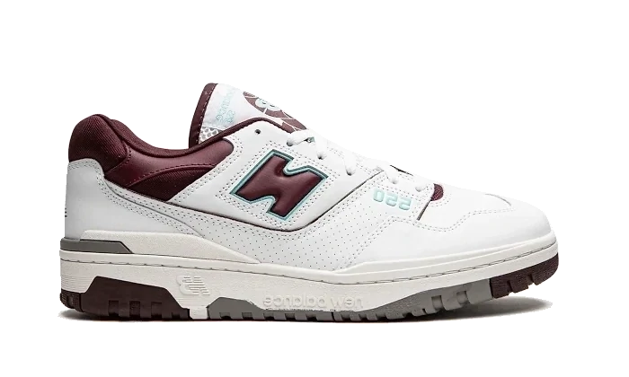 New Balance 550 Burgundy Cyan