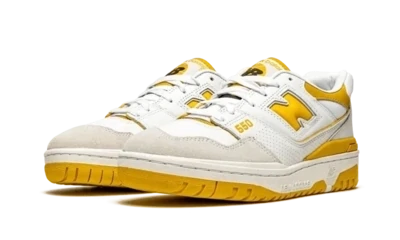 New Balance 550 Sea Salt Varsity Gold