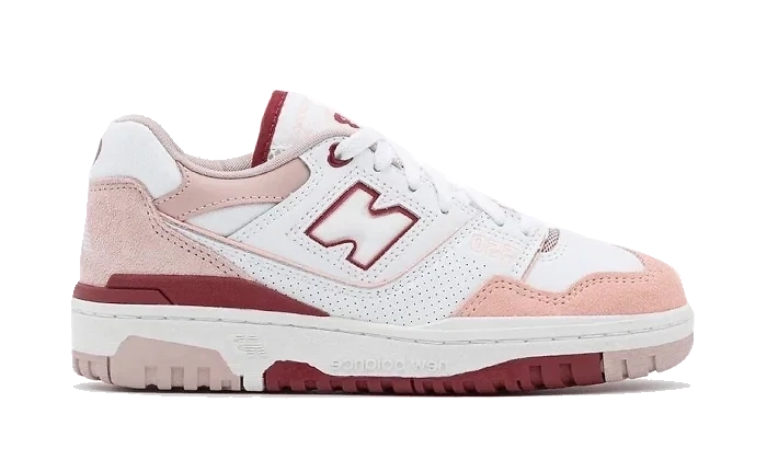 New Balance 550 White Scarlet (W)