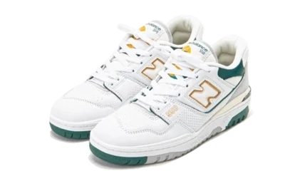 New Balance 550 White Nightwatch Green