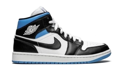 Jordan 1 Mid University Black White (W)