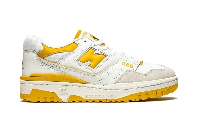 New Balance 550 Sea Salt Varsity Gold