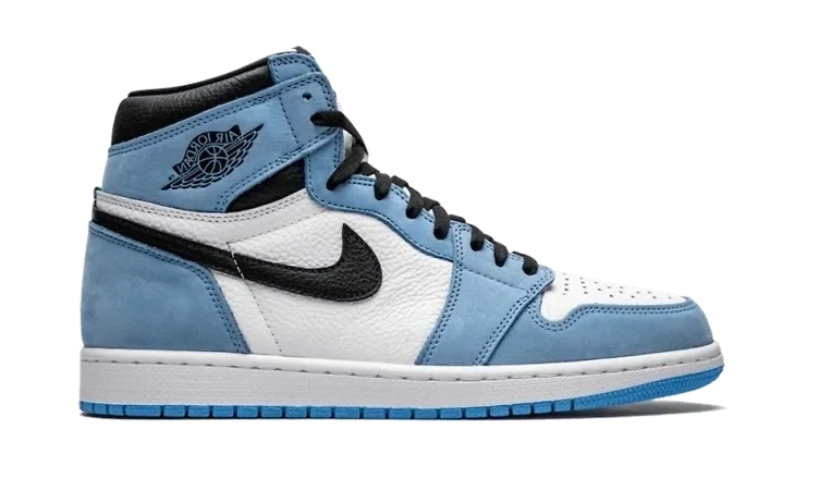 Jordan 1 Retro High White University Blue UNC