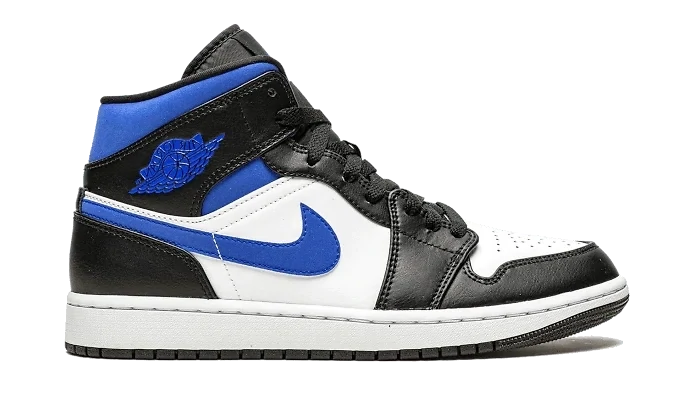 Nike Jordan 1 Mid White Black Royal