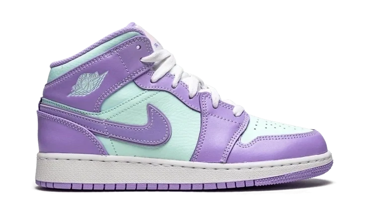 Jordan 1 Mid Purple Aqua (GS)