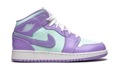 Jordan 1 Mid Purple Aqua (GS)
