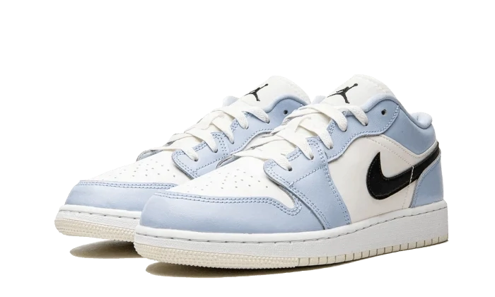 Jordan 1 Low Ice Blue Black (GS)