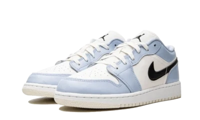 Jordan 1 Low Ice Blue Black (GS)
