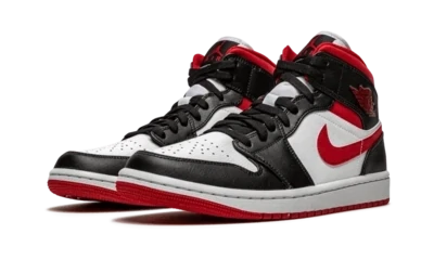 Jordan 1 Mid Gym Red Black White