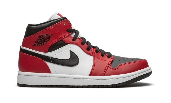 Jordan 1 Mid Chicago Black Toe