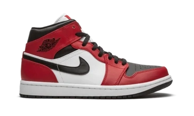 Jordan 1 Mid Chicago Black Toe