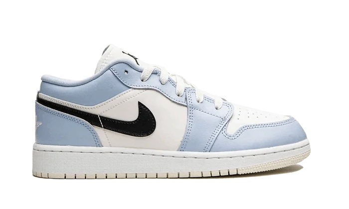 Jordan 1 Low Ice Blue Black (GS)