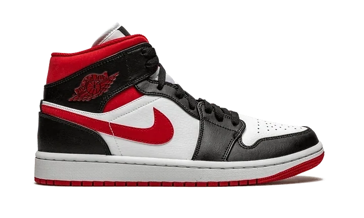 Jordan 1 Mid Gym Red Black White