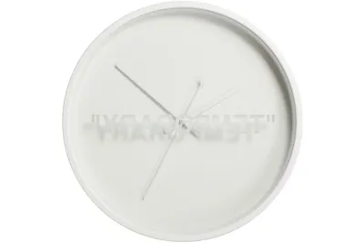 Virgil Abloh x IKEA MARKERAD "TEMPORARY" Wall Clock