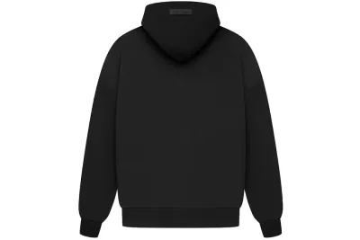 Fear of God Essentials Arch Logo Hoodie Jet Black