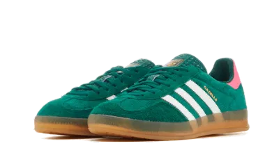 Adidas Gazelle Indoor Collegiate Green Lucid Pink