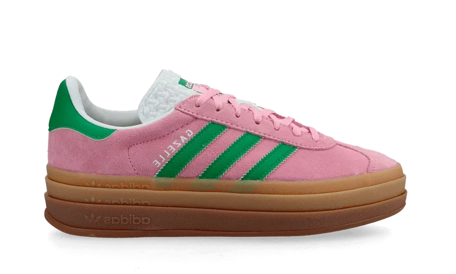 Adidas Gazelle Bold True Pink Green Cloud White