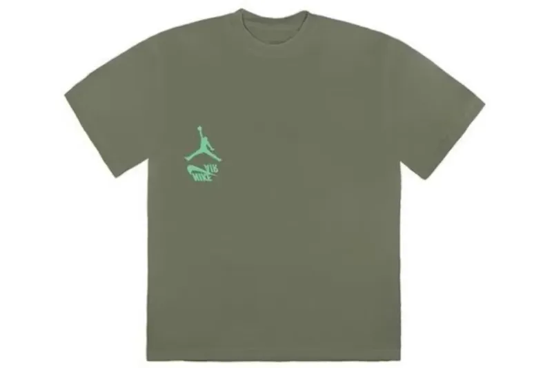 Travis Scott Jordan Cactus Jack Highest T-Shirt Olive