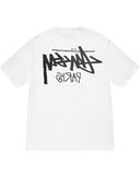 Stussy Stock Paris Tee White