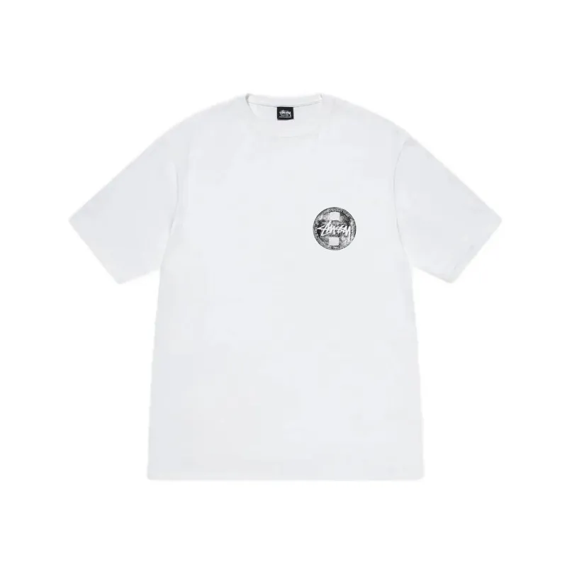 Stussy Dot Stamp Tee White
