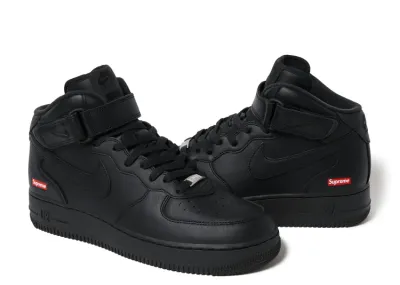 Nike Air Force 1 Mid Supreme Black
