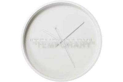 Virgil Abloh x IKEA MARKERAD &quot;TEMPORARY&quot; Wall Clock
