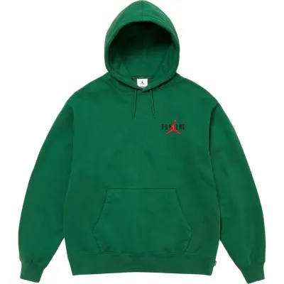 Supreme Air Jordan Hoodie Sweatshirt Green