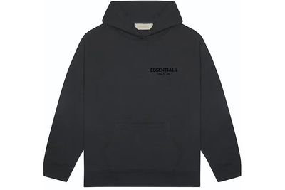 Fear of God Essentials Pullover Chest Logo Hoodie Stretch Limo/Black