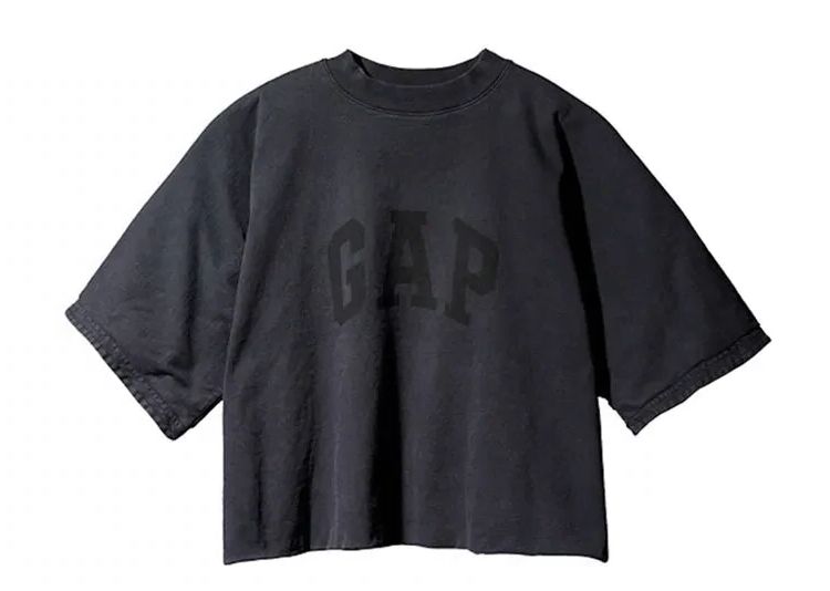 Yeezy Gap Engineered by Balenciaga No Seam Tee Washed Black