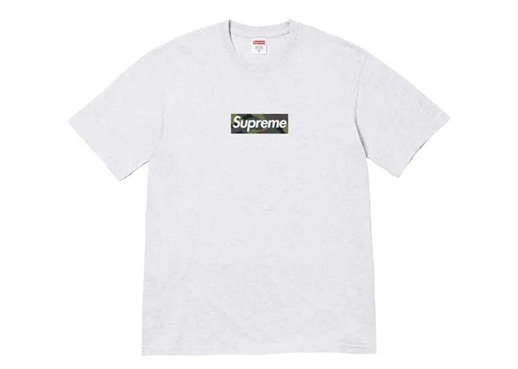 Supreme Box Logo Tee (FW23) Ash Grey