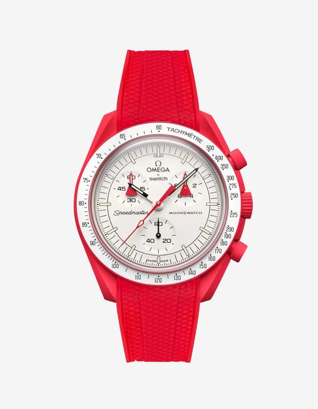 Swatch x Omega Bioceramic Moonswatch Mission to Mars
