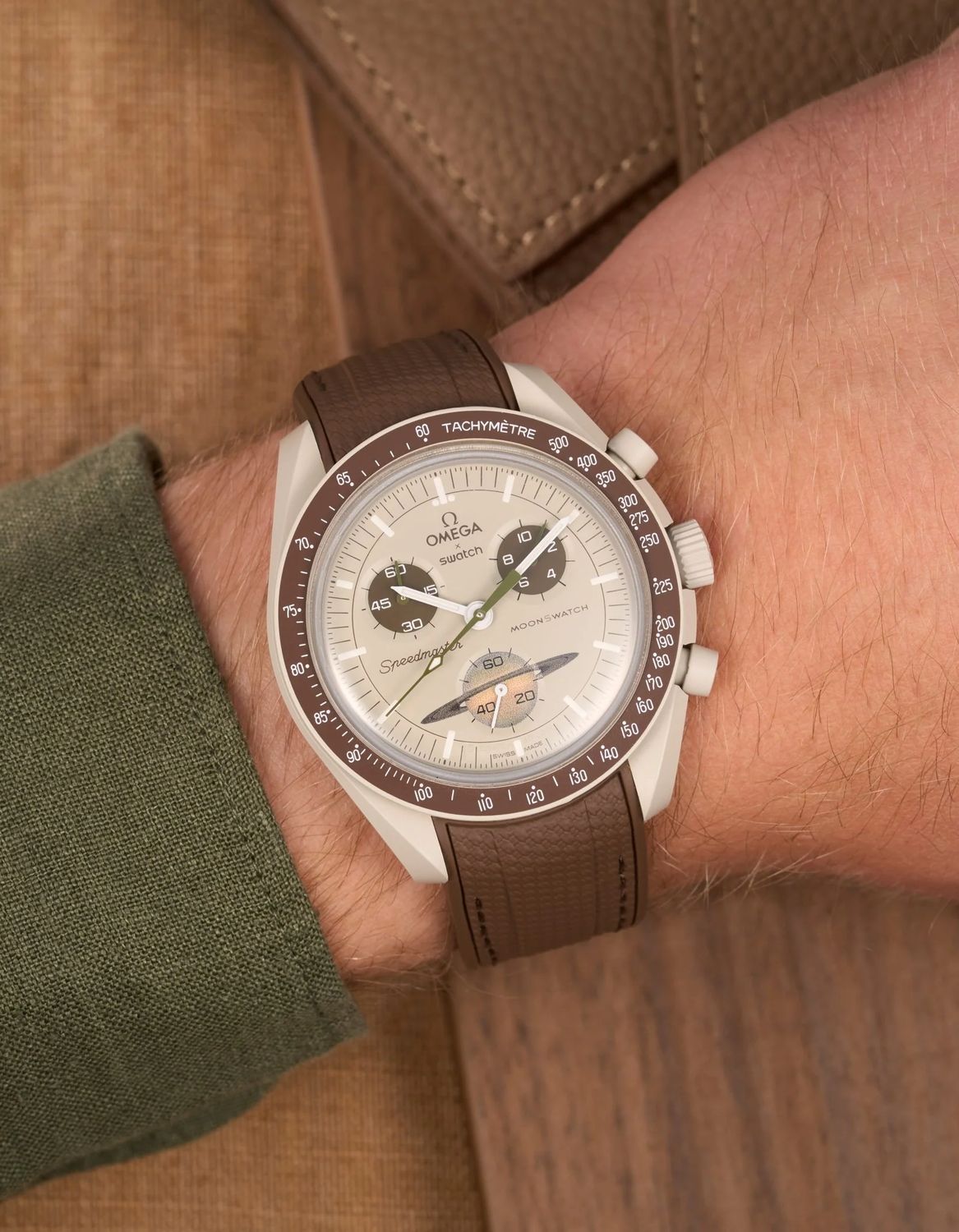 Swatch x Omega Bioceramic Moonswatch Mission to Saturn