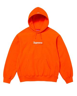 Supreme Box Logo Hooded Sweatshirt Sweatshirt (FW24) Dark Orange