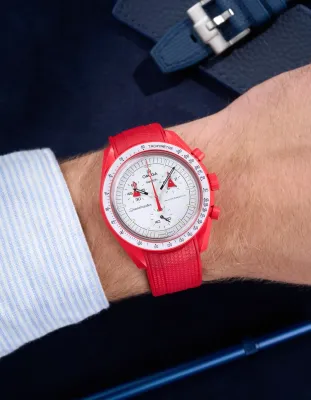 Pasek Omega X Swatch MoonSwatch Mission to Mars