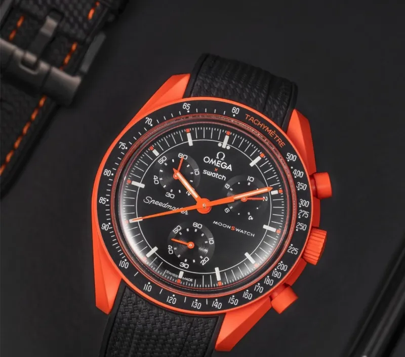 Pasek Omega X Swatch MoonSwatch Mission On Earth - Lava