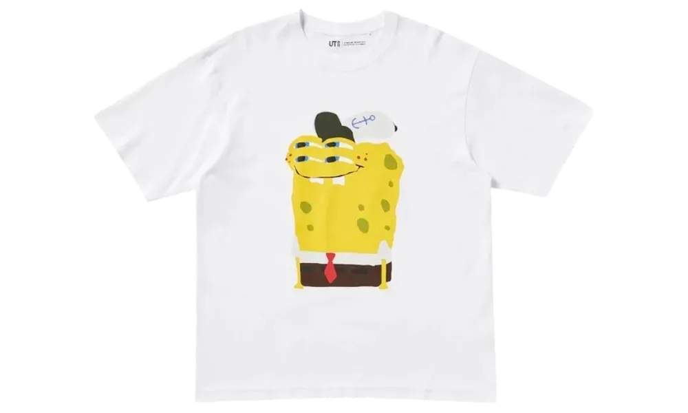 Uniqlo x CPFM Spongebob Squarepants UT Graphic Tee White
