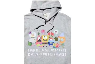 Uniqlo x CPFM Spongebob Squarepants Hoodie Gray