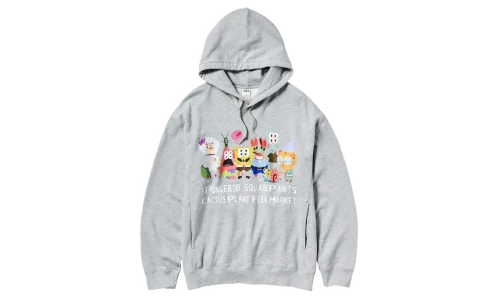 Uniqlo x CPFM Spongebob Squarepants Hoodie Gray
