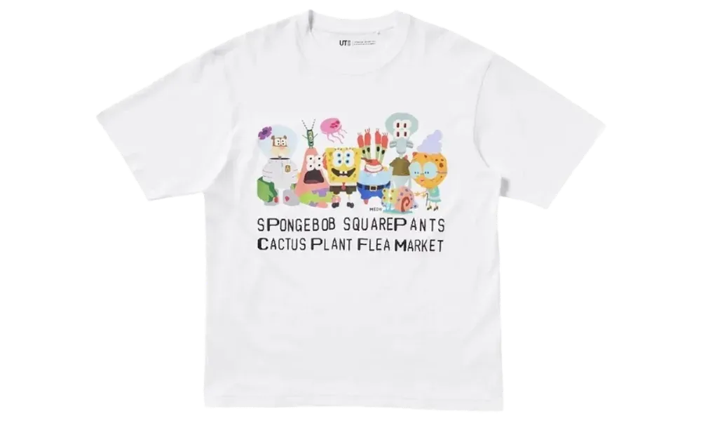 Uniqlo x CPFM Spongebob Squarepants UT Graphic II Tee White